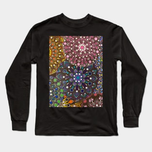 Purple Mandala Long Sleeve T-Shirt